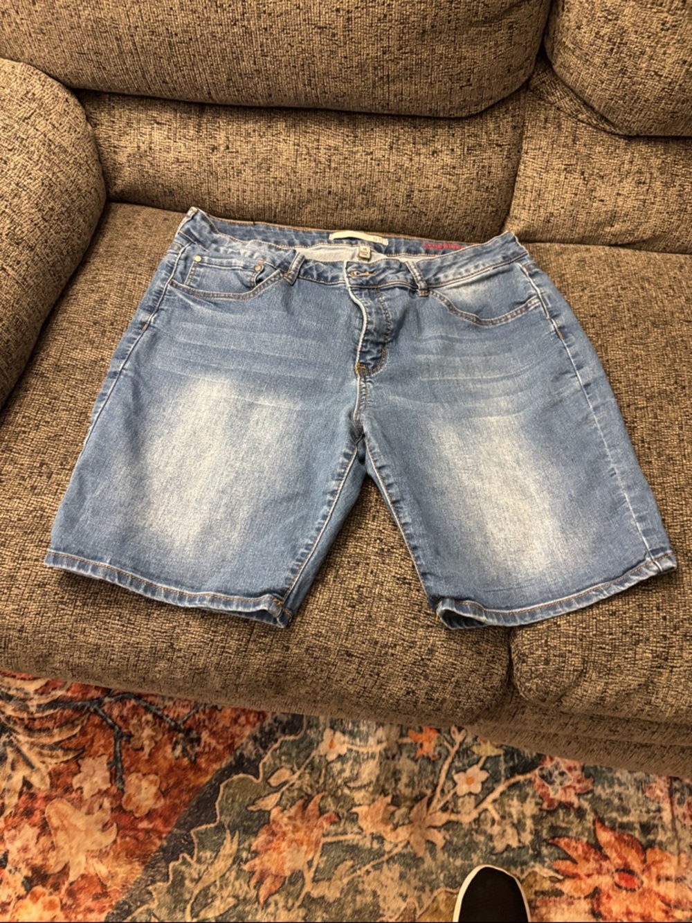 Source Unknown Light Blue Denim Jean Shorts